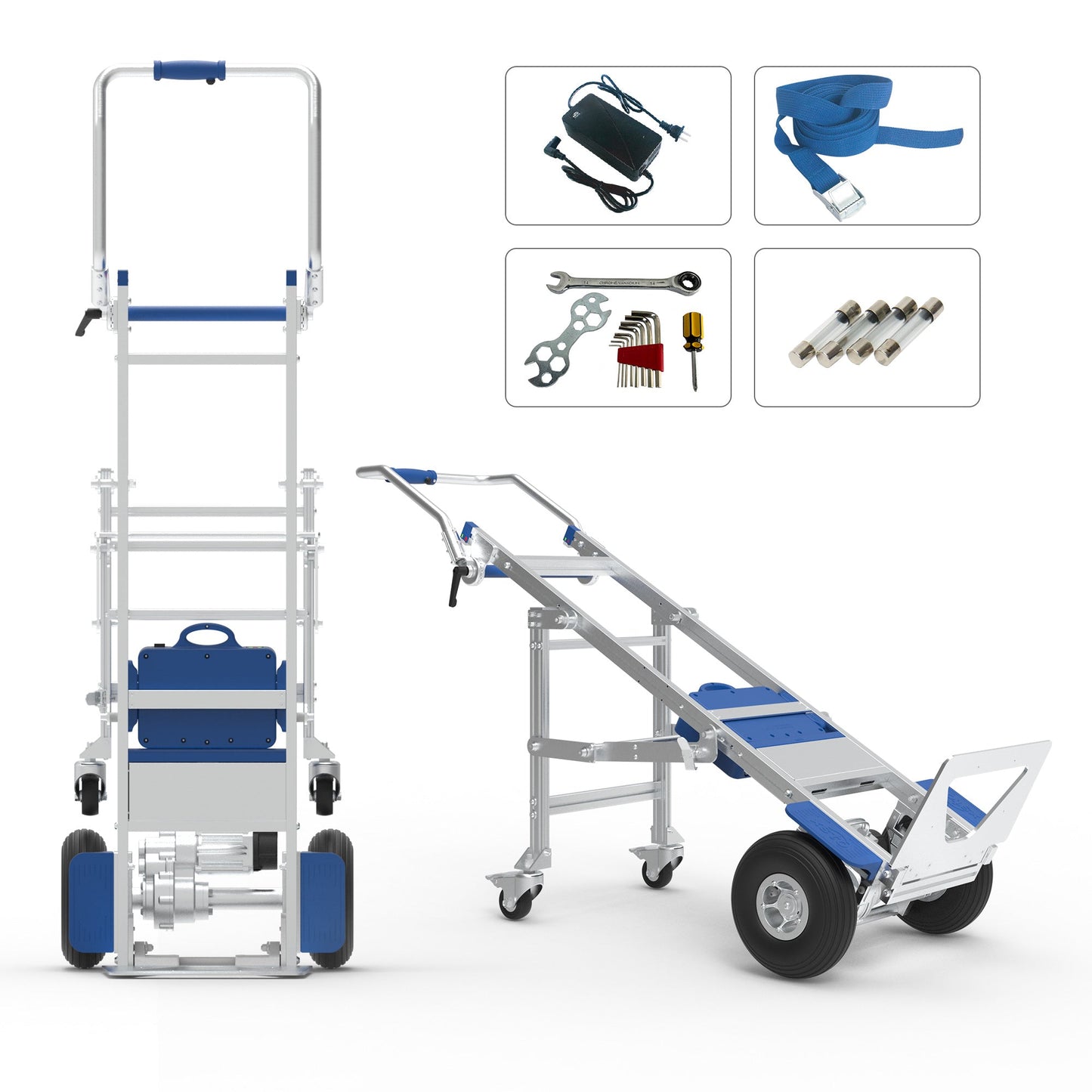 375lbs-XSTO ET170W2 Motorized Hand Truck For Moving On Grounds