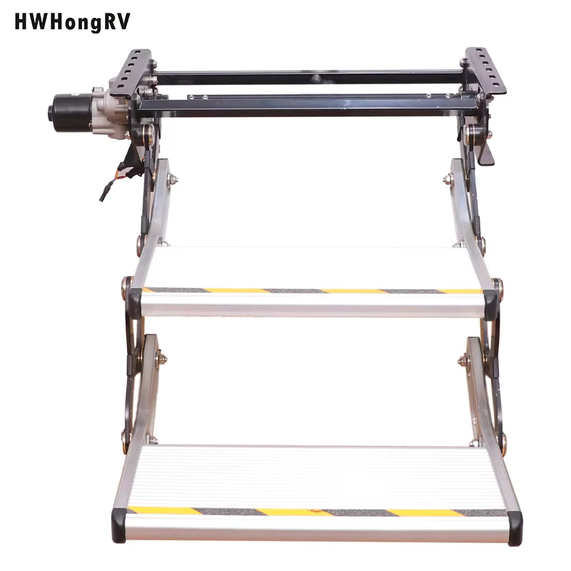 12V Bus Electric Double Step Ladder for vans Motorhome and Trailer Door Step Stair