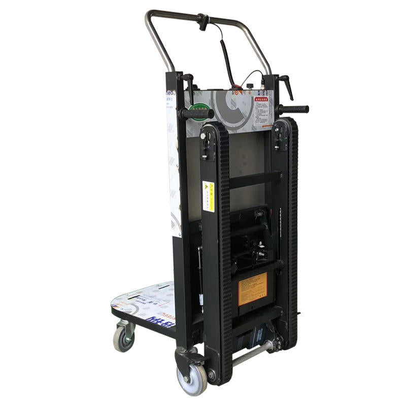 China New 2025 400kg 300kg 200kg Electric Hand Trucks Stair Lift Climbing Stairs Trolley Electric Powered Stair Climber