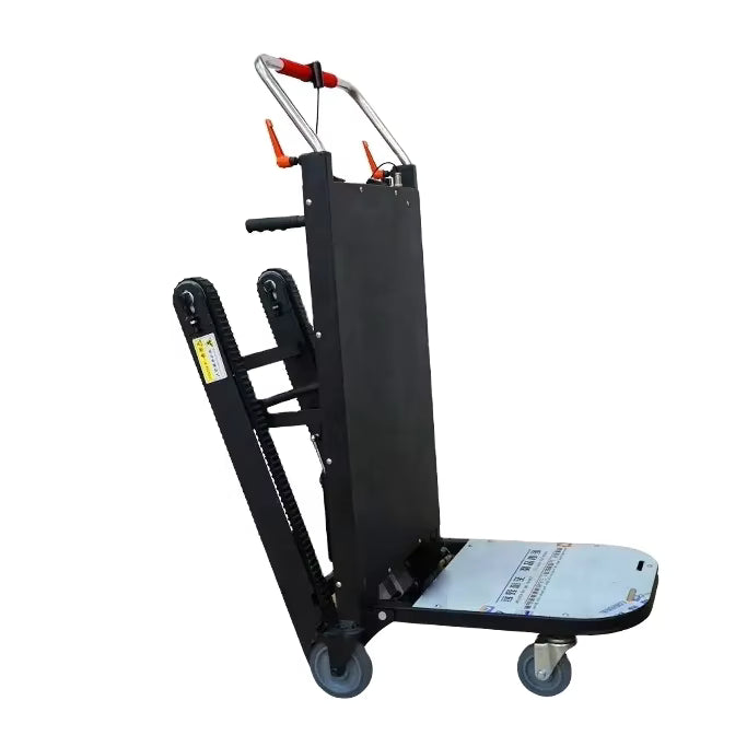Electric Power Stair Climber Machine Battery Crawler Transport Cargo Stair Climbing Dolly Cart with Belt