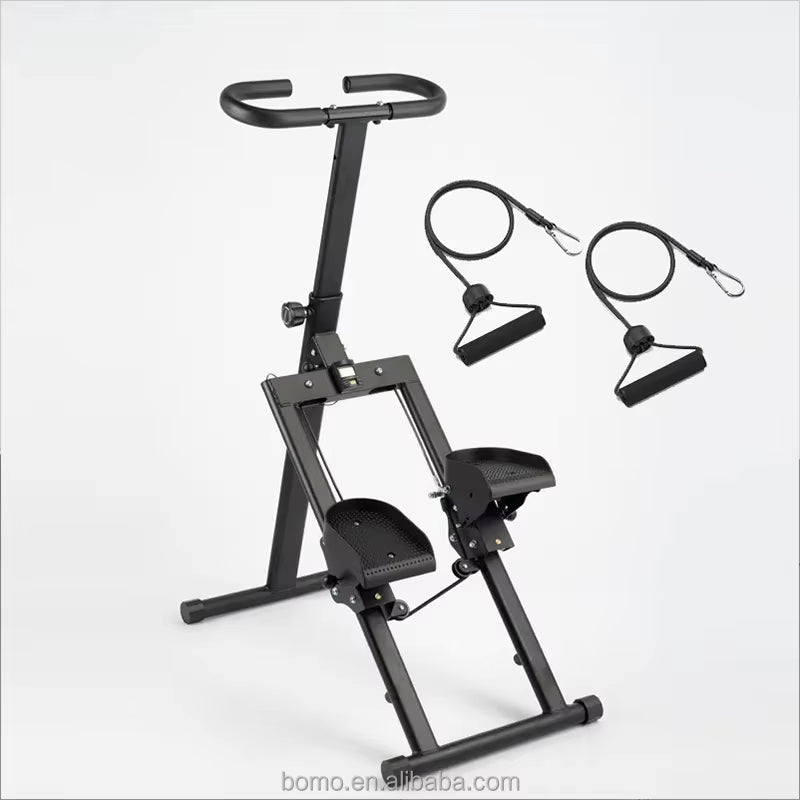 Zoshine Home Use Stair Stepper Mountain Climbing Machine Body Fitness with Stable Frame Adjustable Handlebar