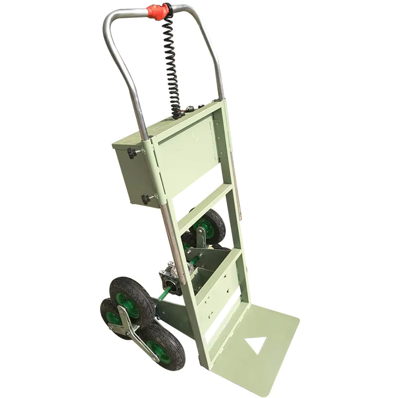 Hot Selling Wood Motor Electric Moving Dolly Stair Climber Hand Truck OEM Customizable Crawler Type Climbing Stair Trolley