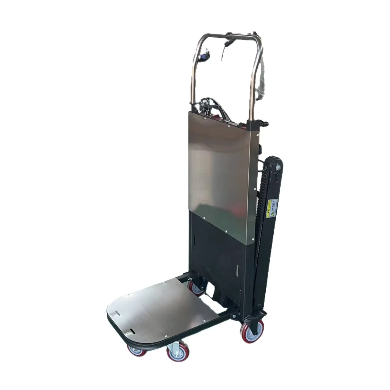 300KG Load Manual Lifter Hand Truck Stair Climbing Crawler Luggage Trolley Heavy Duty Cargo Tracking 1 Year Four-wheel