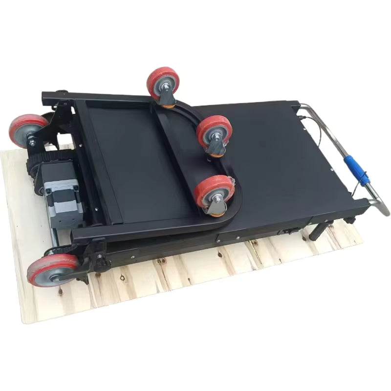 2 Battery Stair Climbing Hand Truck 3000W Electric Power 500kg Load Stair Climber Crawler Stair Dolly Cart With Crawler Belt