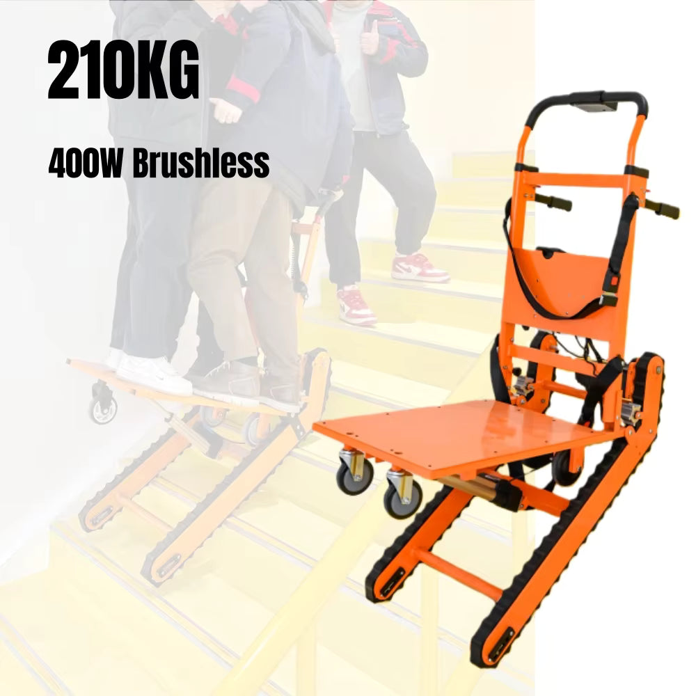 Heavy Duty Hand Truck Electric Stair Transport Trolleys Folding Lithium Electric Stair Climbing Trolley
