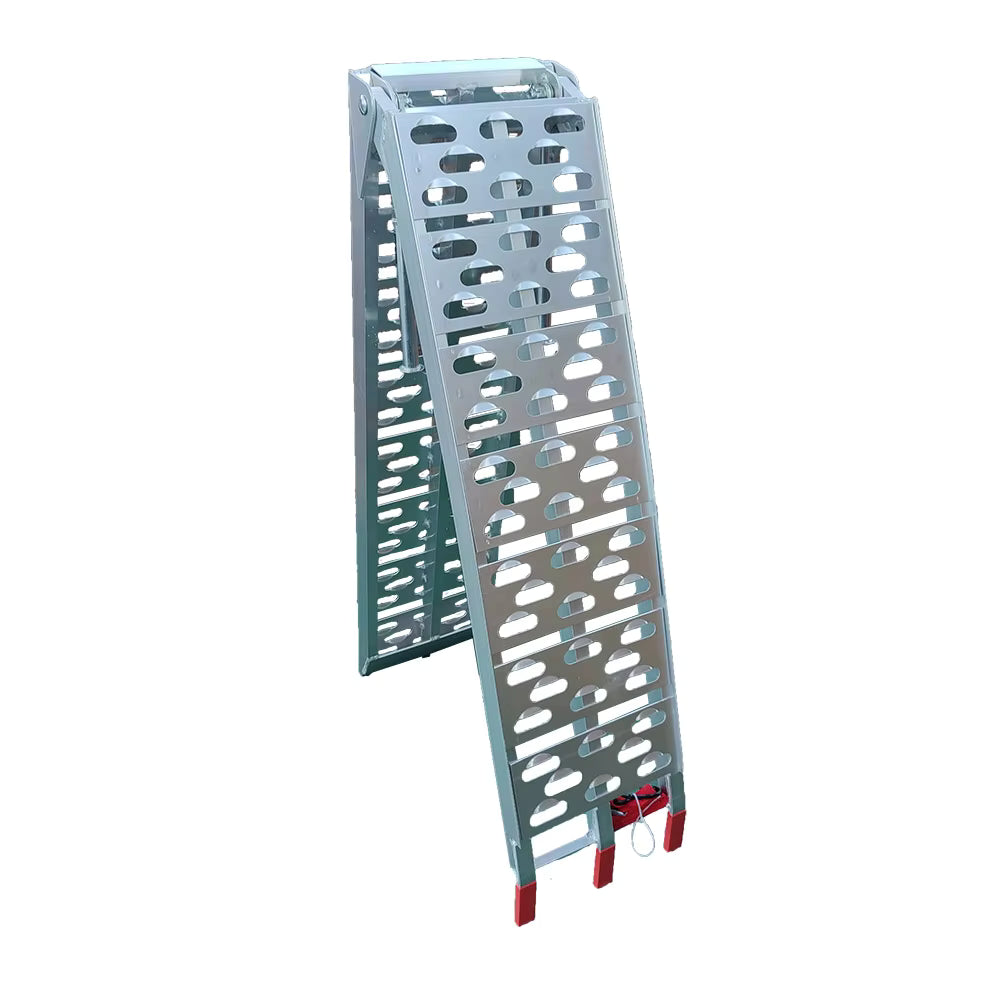 Folding Truck ATV UTV Aluminum Ramps Car Portable Mobile Ramp  Motorcycle Climbing Ladder