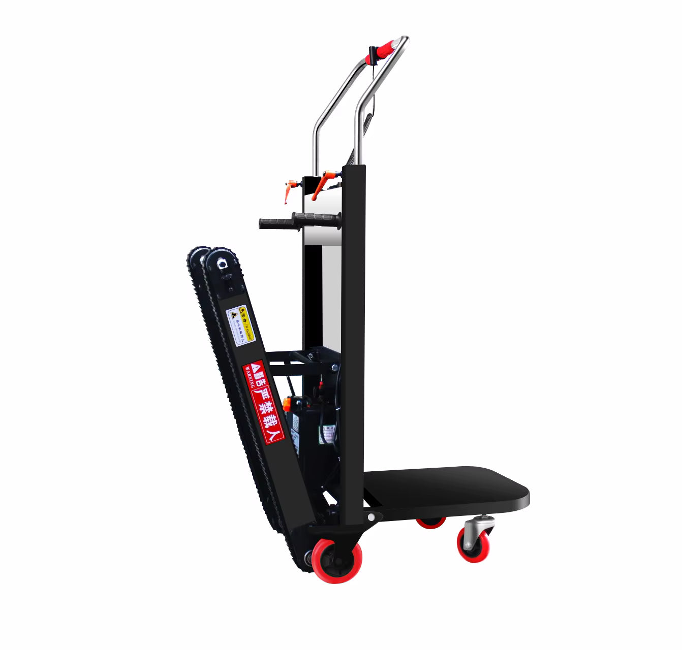 Portable Hand Trolley Climbing Stairs Battery Electric Climbing Cargo Stair Climber Hand Truck for Material Handling