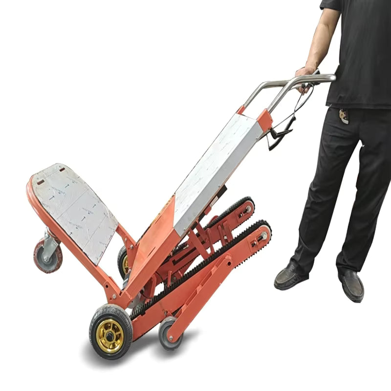 Motorized Stair Climber Hand Truck Portable Track Crawler Type Electric Stair Climbing Cart