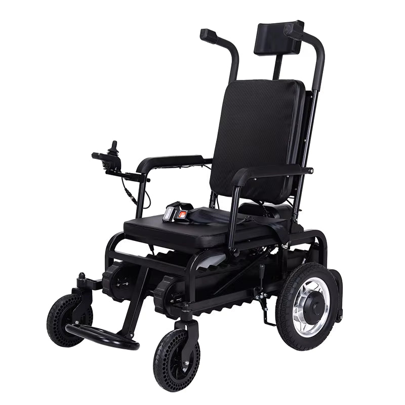 Electric Stair Climbing Wheelchair up and Down Stairs Lightweight Folding Disabled Elderly Crawler Stair Climbing Machine