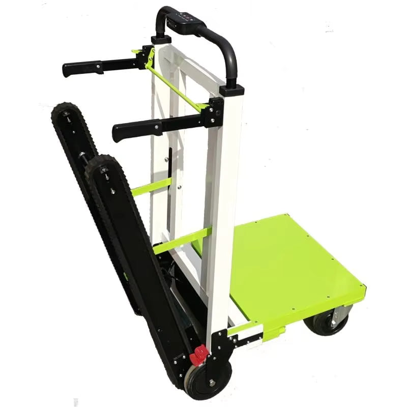 New Factory Customized 200kg Motorized Electric Stair Climber Crawler Hand Truck Cart with 3500W Power and 48V