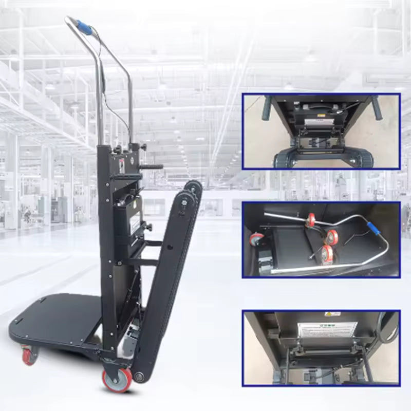 Powered Stair Climber Stair Climber Trolley Tracked Transport Vehicle Automatic marvel Silent Appliance Moving Folding