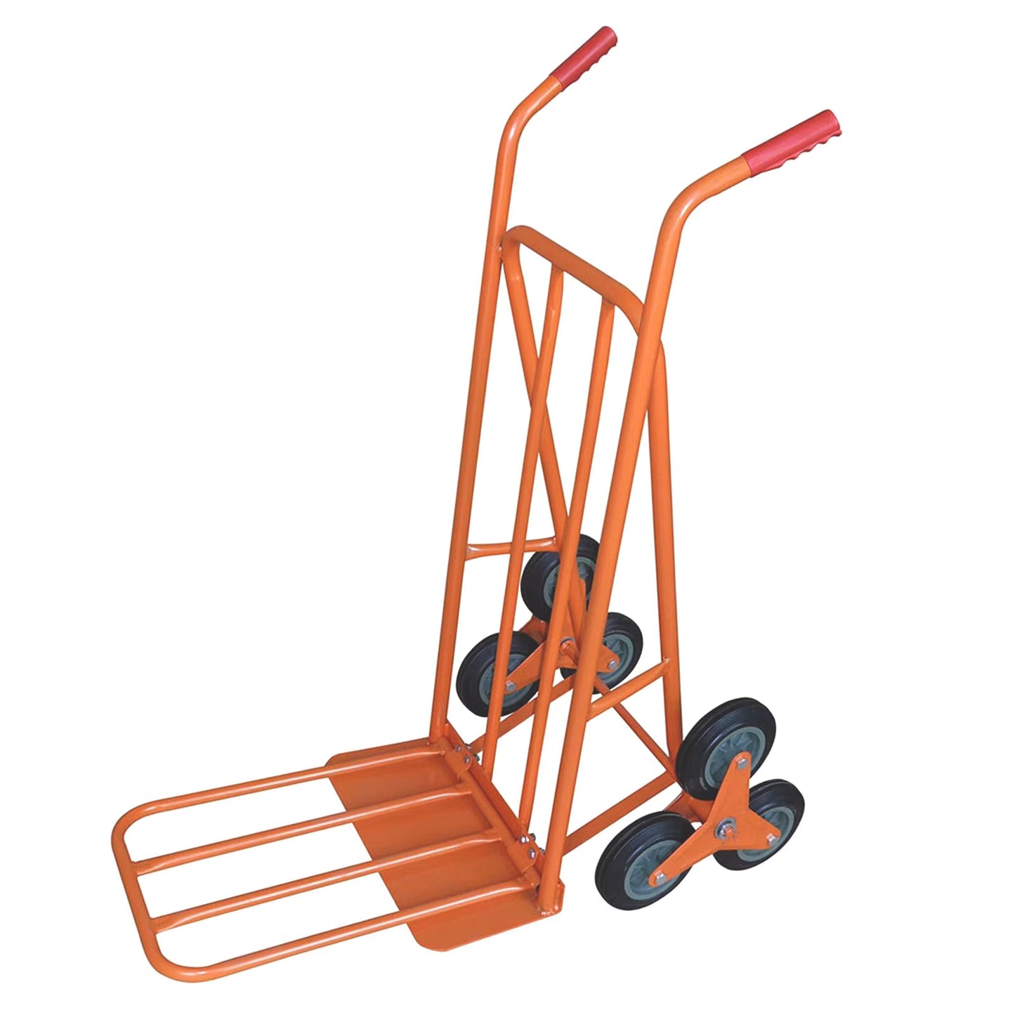 Stair Climber Hand Truck Dolly, Heavy Duty 330 Lb Capacity Trolley Cart with Six Wheels