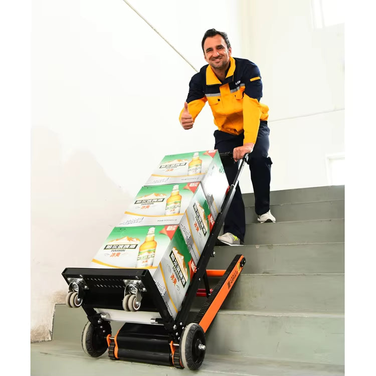Factory Mini Electric Stair Climber Hand Truck Lithium Battery Motorized Stair Climbing Trolley