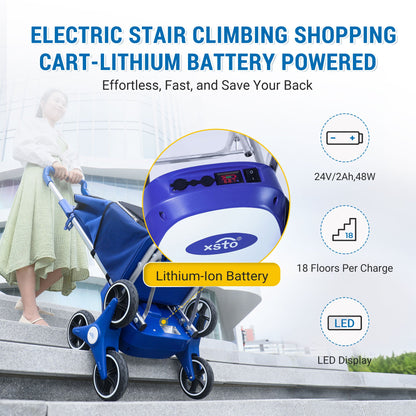 66lbs Robby Stair Climbing Shopping Cart ZW030