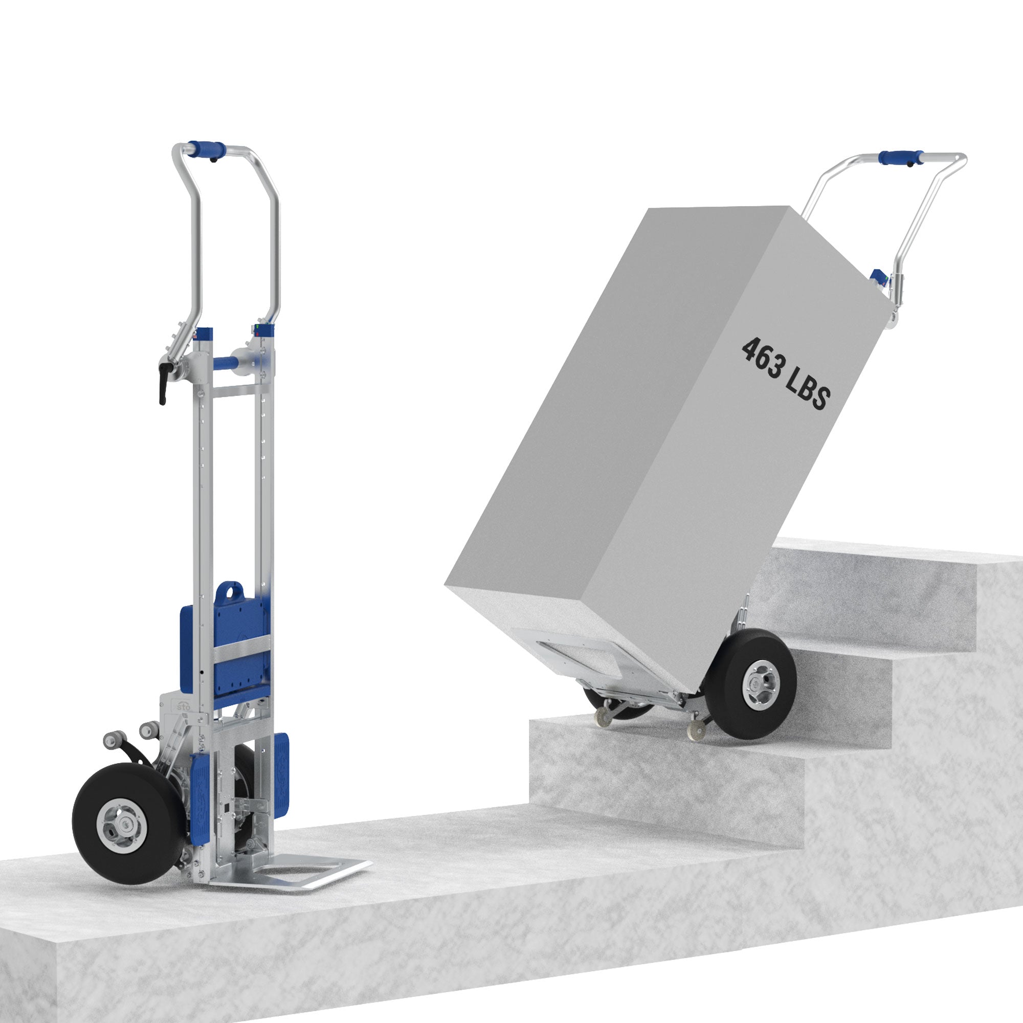 463lbs Motorized Stair Climbing Hand Truck With Edge Brake ZW7210GC
