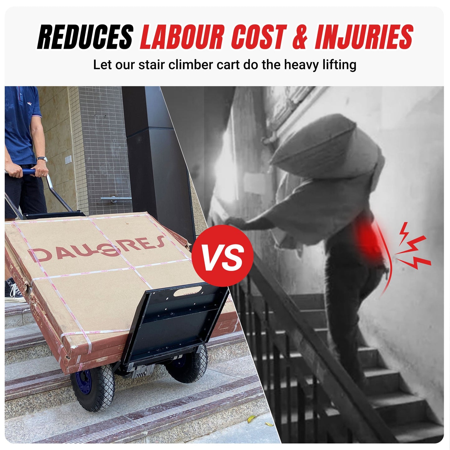 550lbs Electric Stair Climbing Hand Truck ZW4250