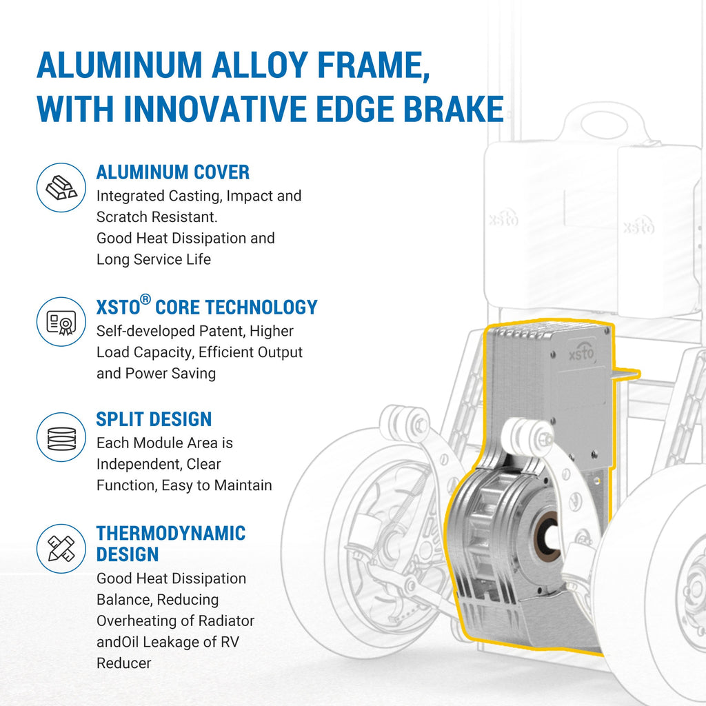 463lbs Motorized Stair Climbing Hand Truck With Edge Brake ZW7210GC