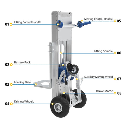 375lbs Motorized Hand Truck LFC170F3